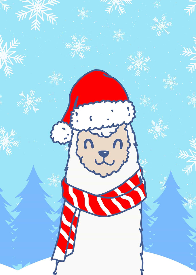 Llama Christmas