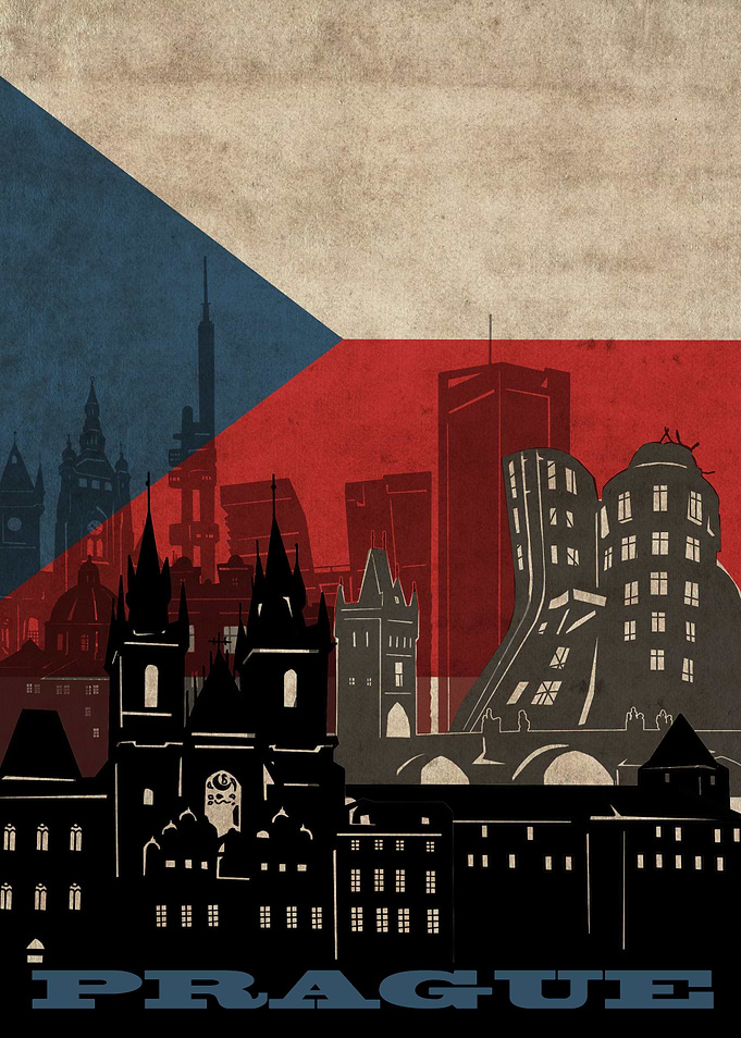 prague city flag