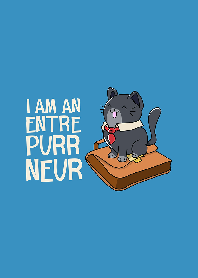 EntrePURRneur Kitty