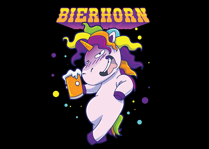 Bierhorn Einhorn Unicorn