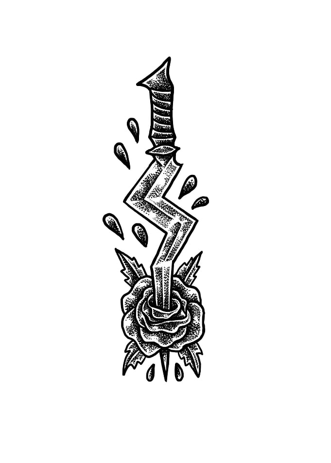 Blade Sword dot work