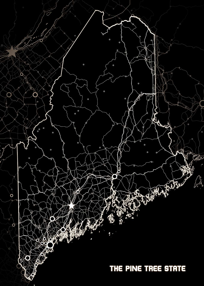 The Dark Pine Tree State