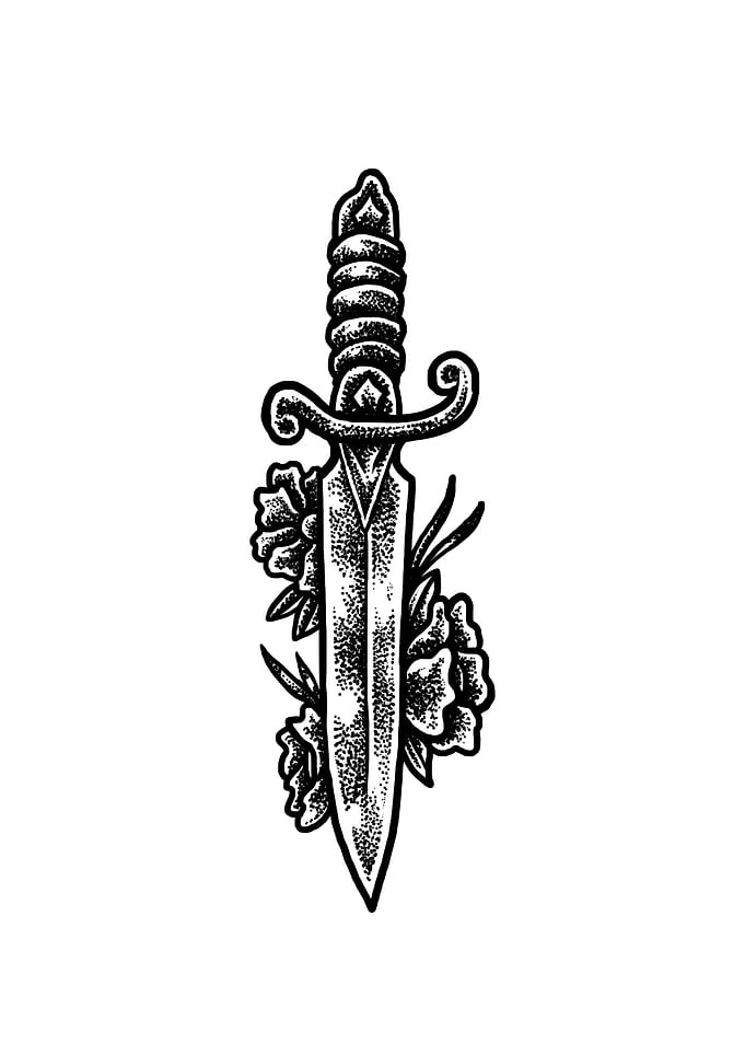 Blade Sword dot work