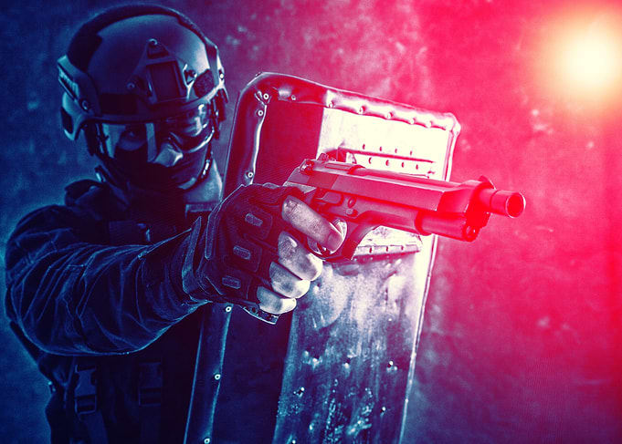 SWAT team fighter