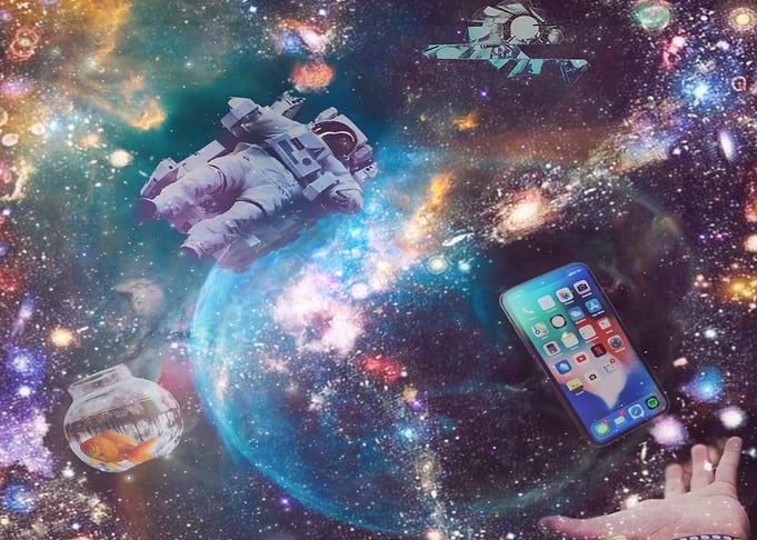 Floating In Space