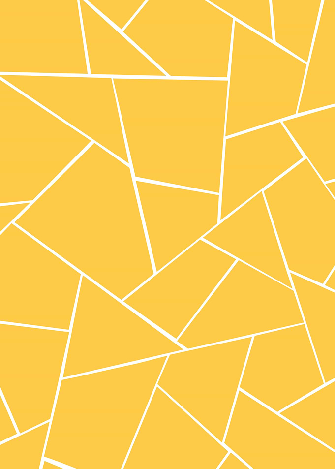 Yellow White Geometric 1