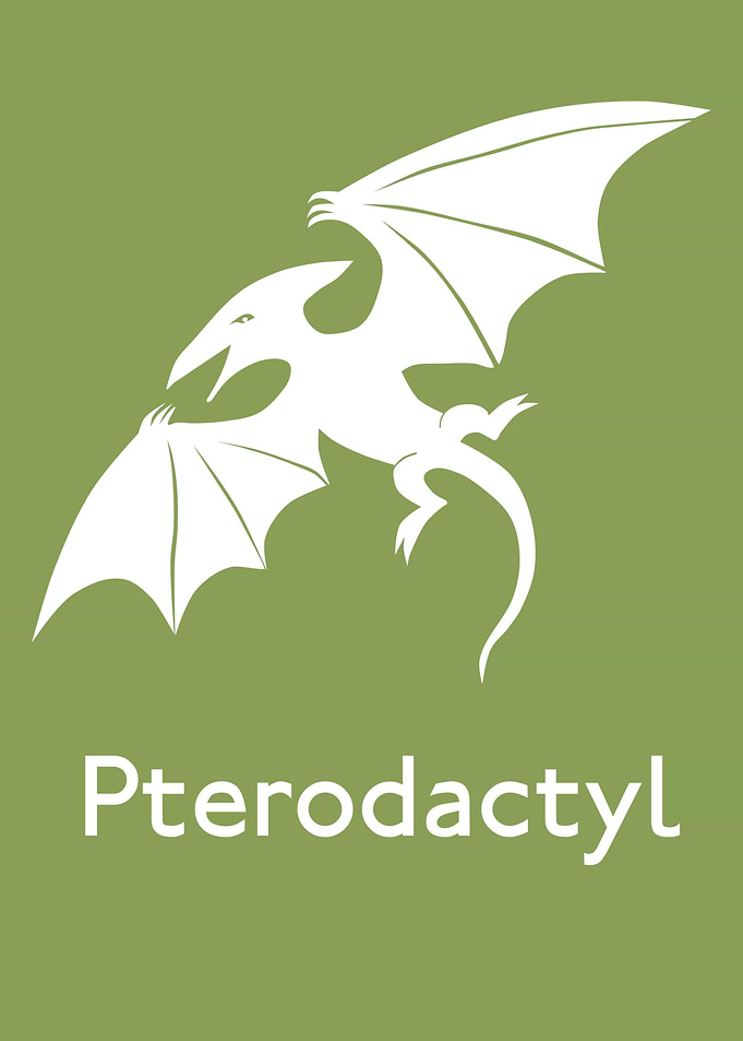 Pterodactyl dinosaur art