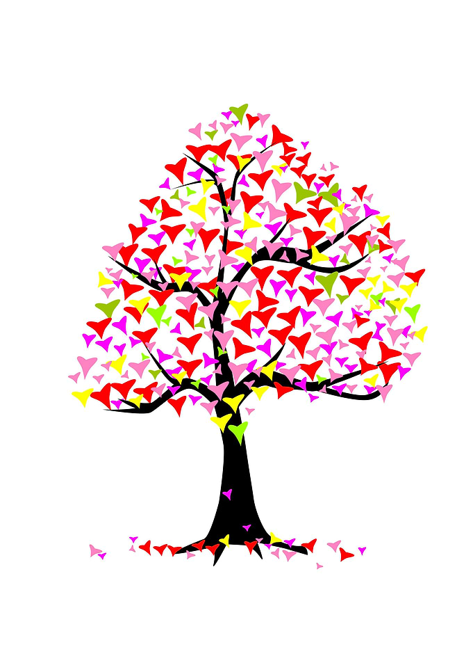 Summer Hearts Tree