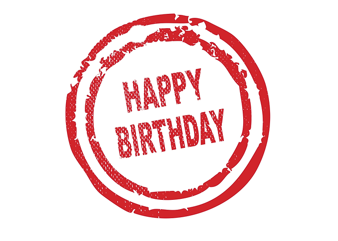 Happy Birthday Stamp