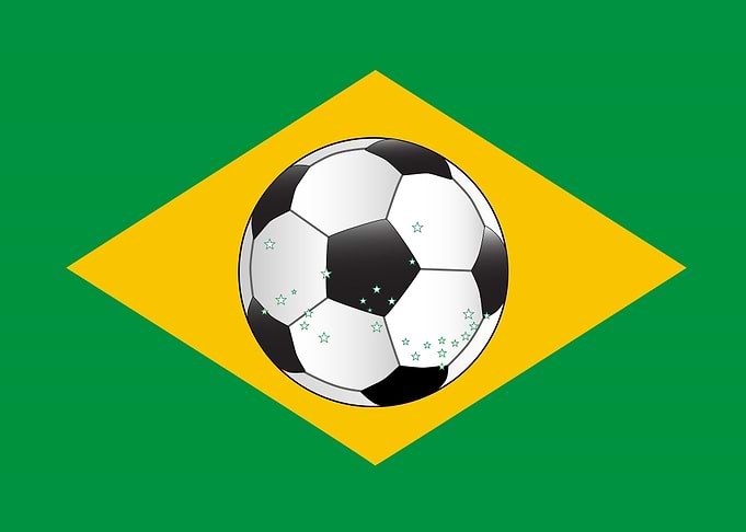 Brazil Football Flag