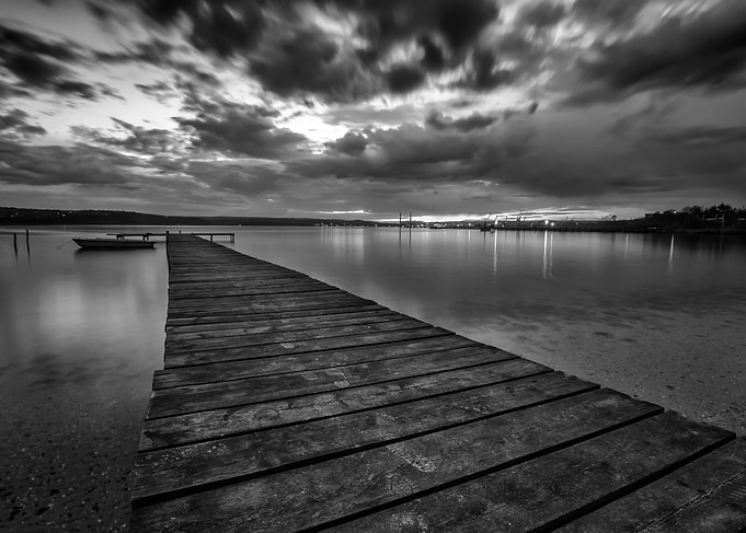 wooden pier
