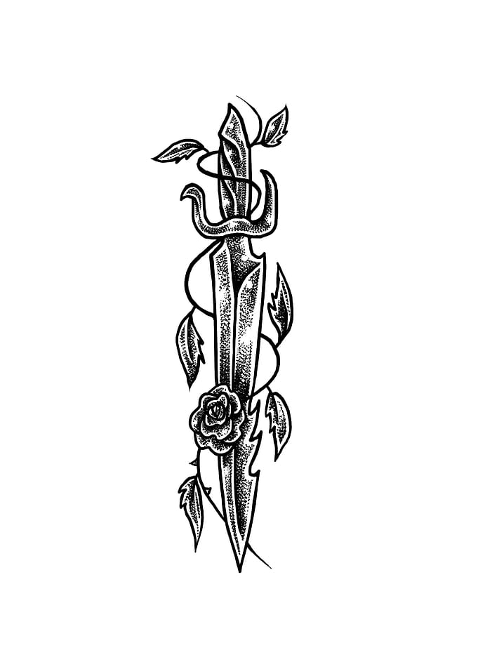 Blade Sword dot work