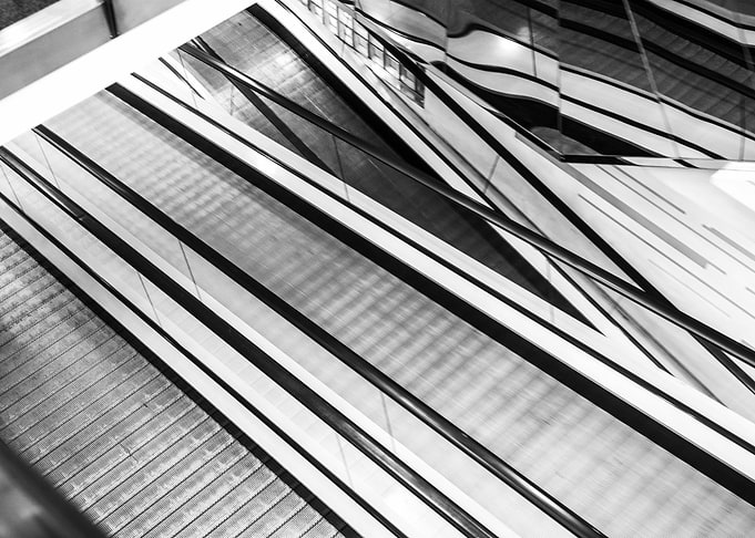 Abstract Black and White