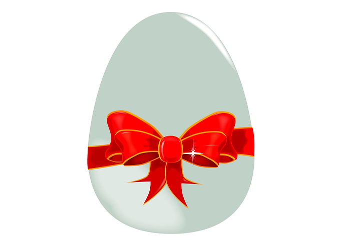 Egg and Ribbon