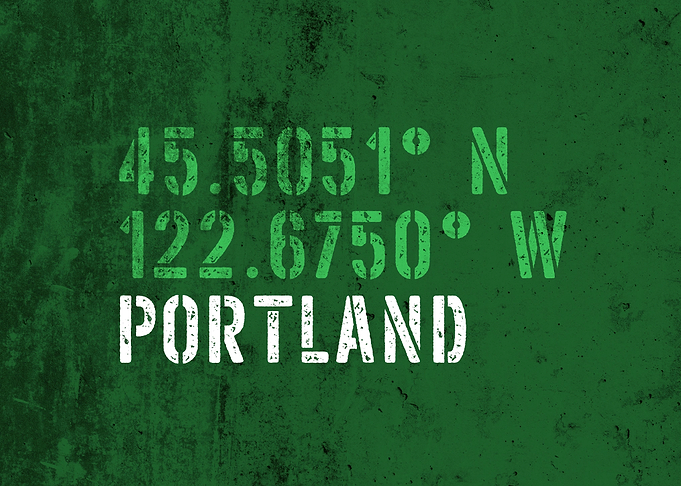 Portland City Coordinates