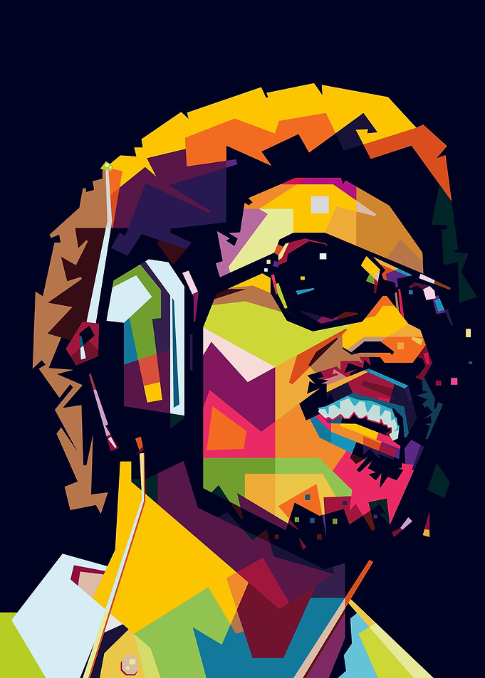 Stevie Wonder in Pop Art