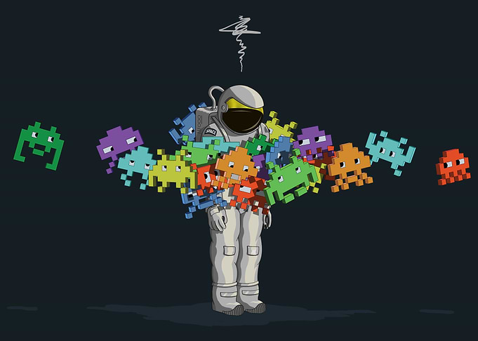 Personal Space Invaders