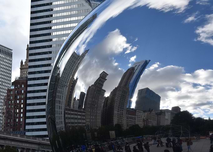 Reflection of Chicago