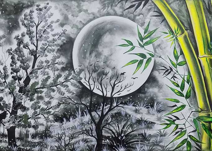 BAMBOO AND THE MOON