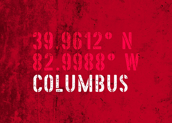 Columbus City Coordinates