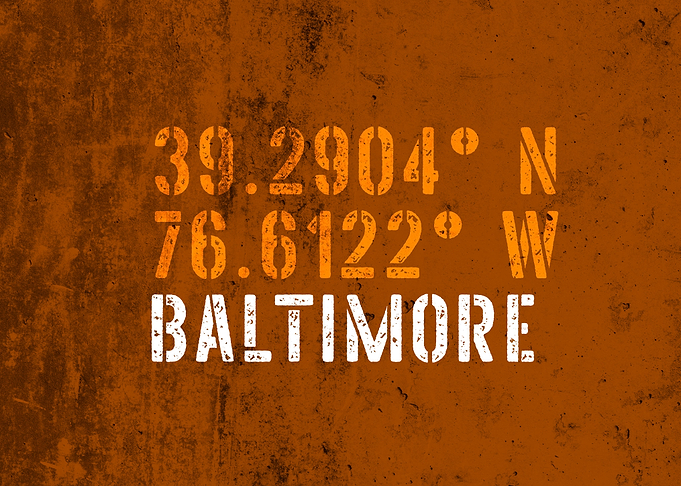Baltimore City Coordinates