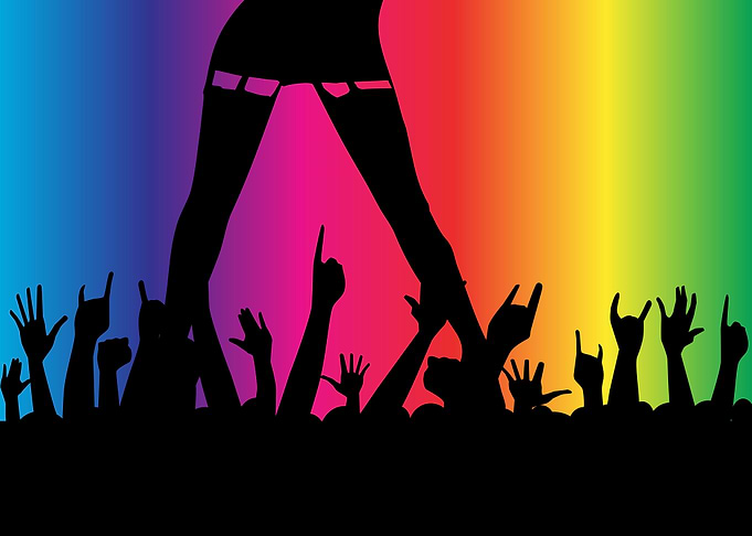 Entertainer With Audience