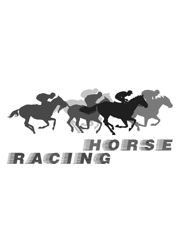 Horse Racing Vertical Text