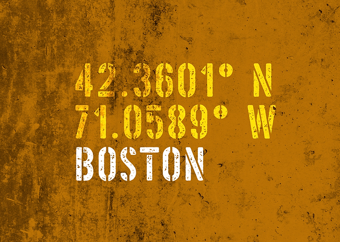 Boston City Coordinates
