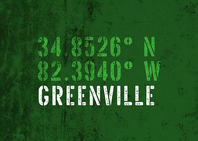 Greenville City Coordinate