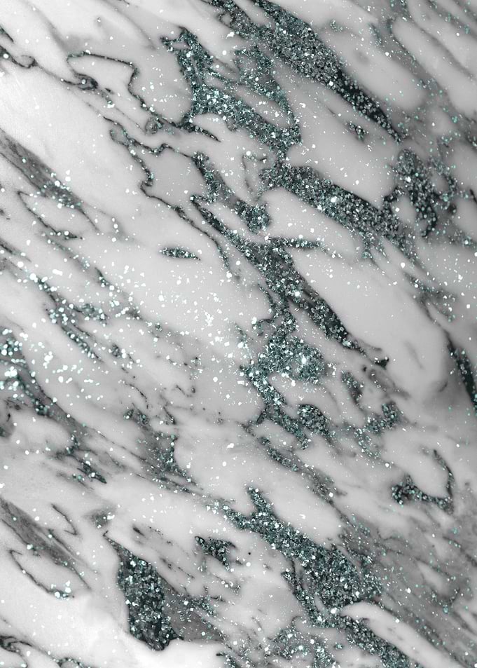 White Marble Blue 1