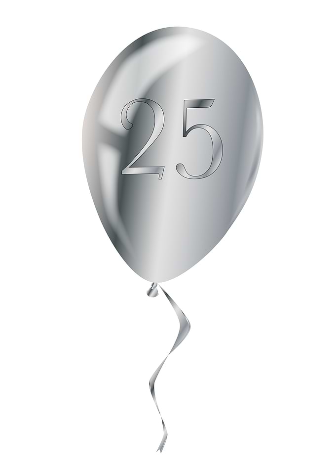 Silver Anniversary Balloon