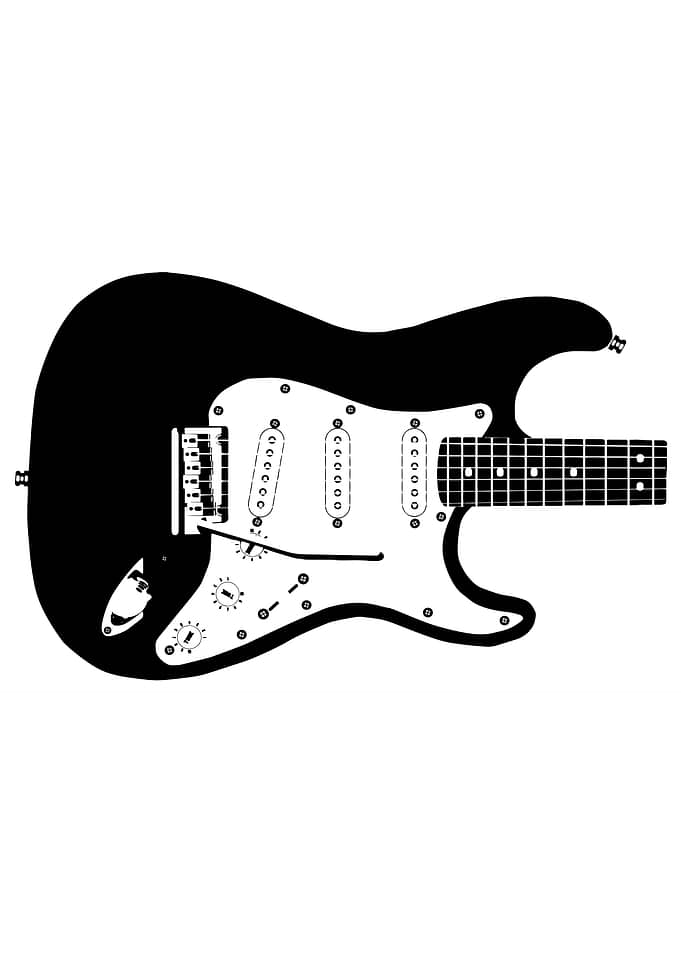 Guitar Drawing