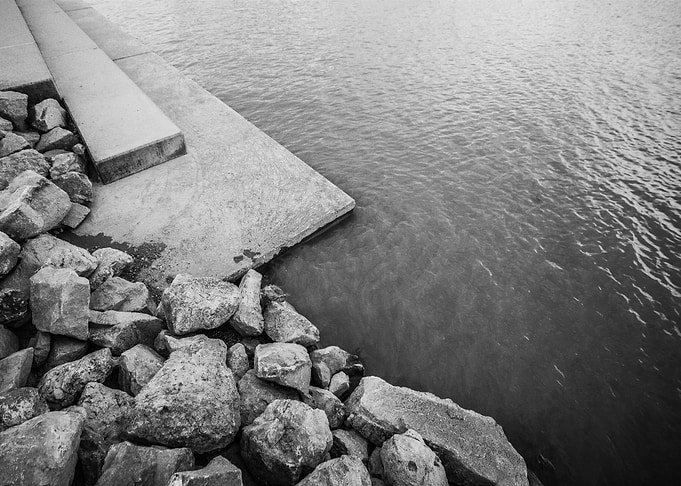 Lake Shore with Rocks