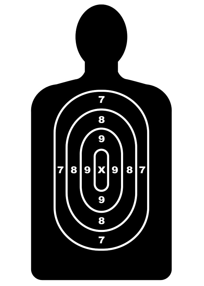 Human Shape Target