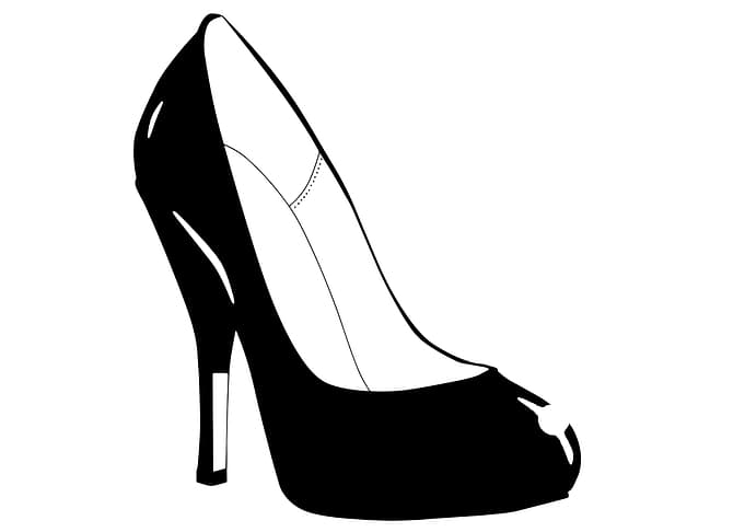 Stiletto Heel Shoe Sketch