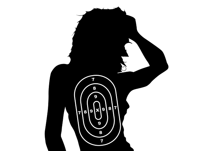 Female Human Shape Target