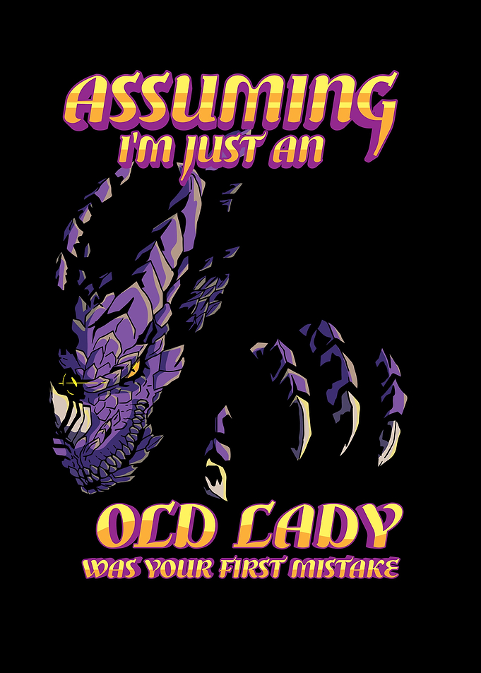Dragon Old Lady