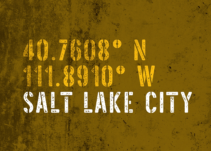 Salt Lake City Coordinates