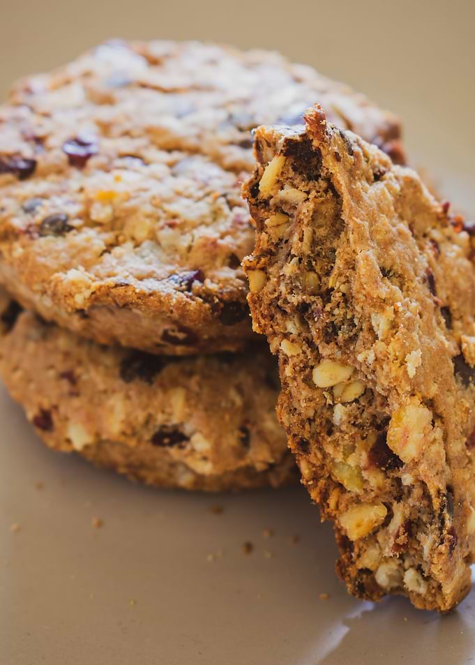 Homemade oat cookies