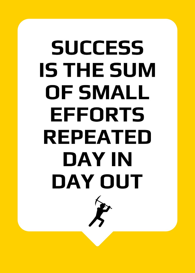 Success is small efforts