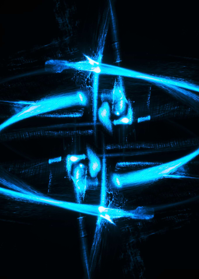 Mirrored Blue