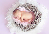 A cute baby