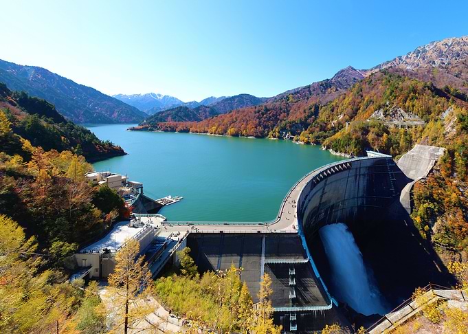 Autumn at Kurobe Japan