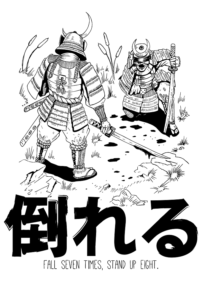 Fall Seven Stand Eight