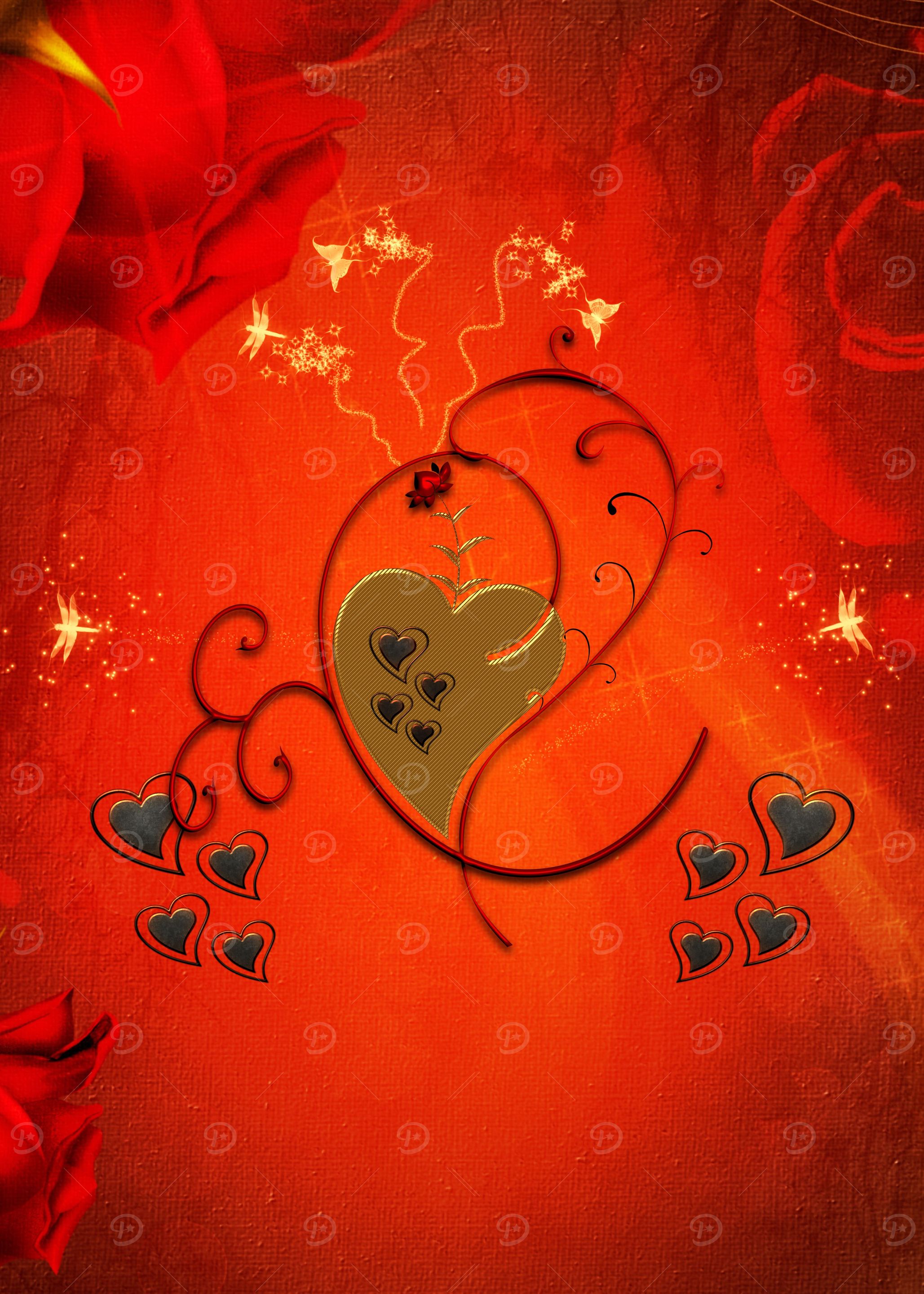 Golden heart