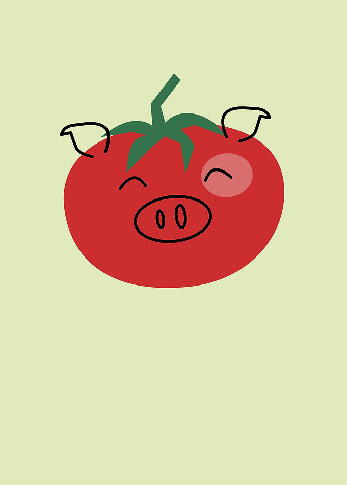 Pig Tomato Cracker