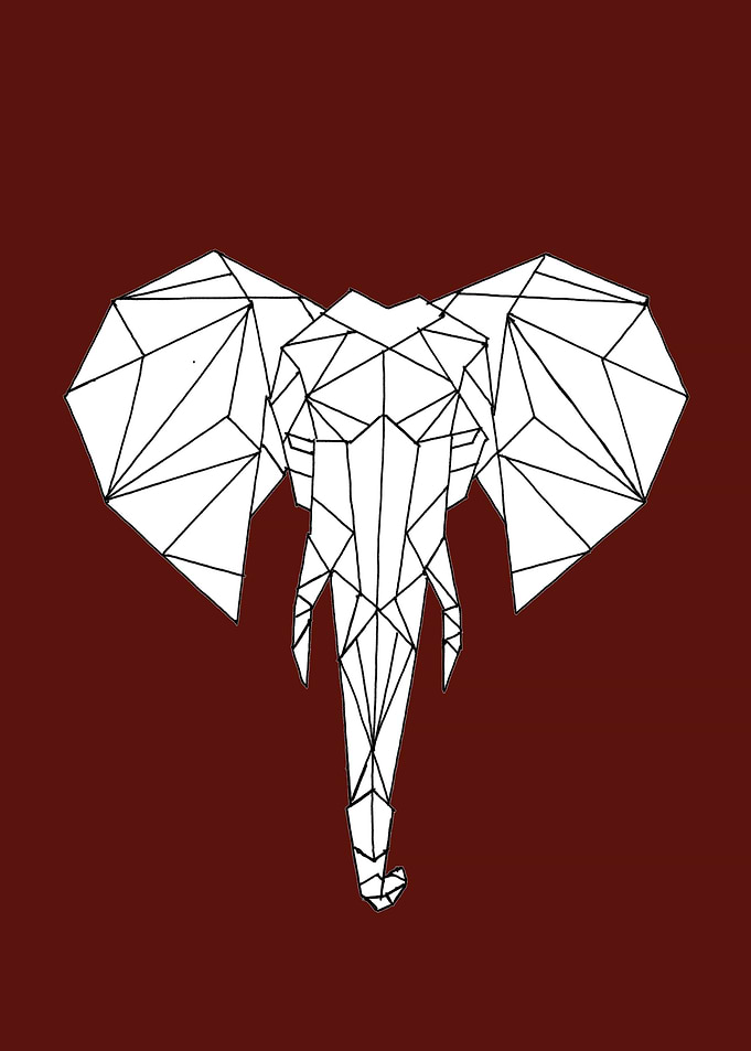 elephant red