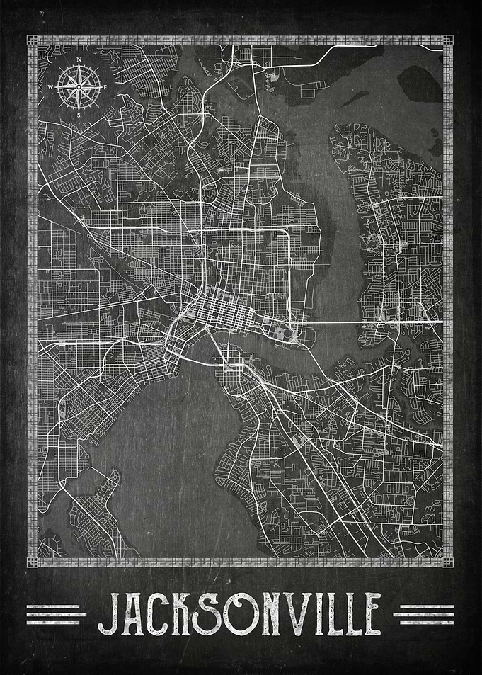 Jacksonville map