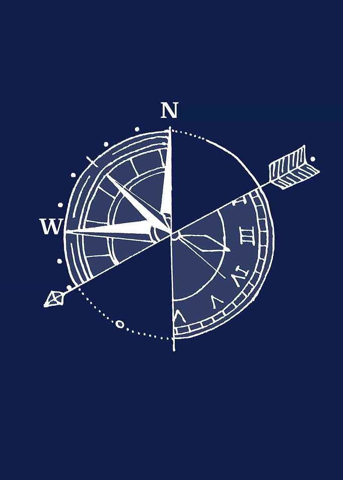 compass blue