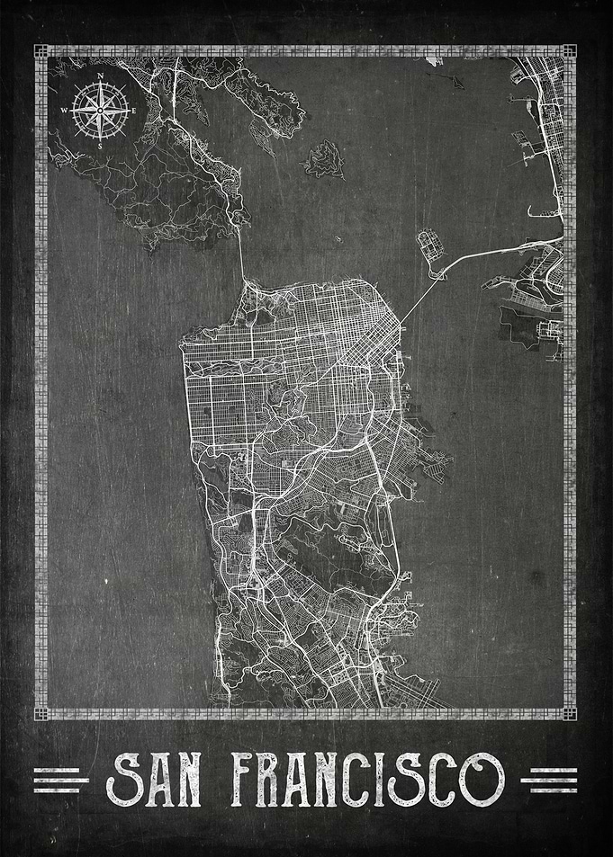 San Francisco map